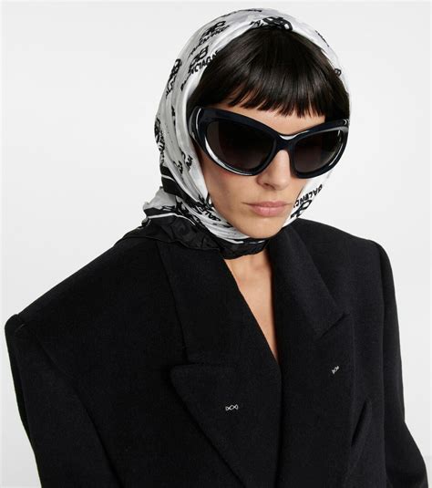 balenciaga scarf silk